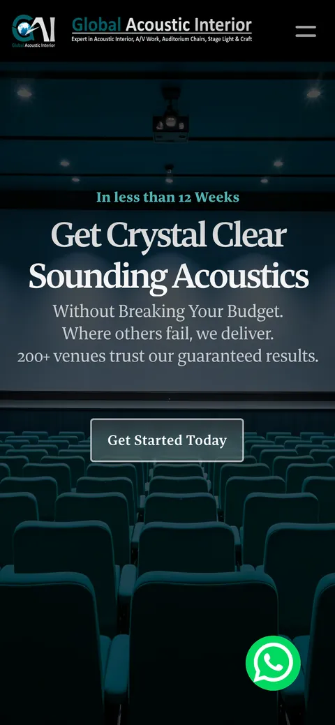 Global Acoustic Interior on a phone